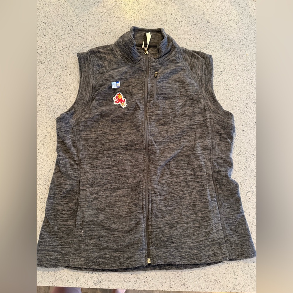 Ouray Charcoal Zip-Up Vest